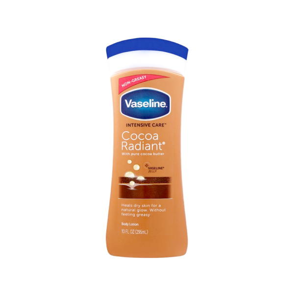 Vaseline Intensive Care Cocoa Radiant Body Lotion, 10 FL Oz (295ml)