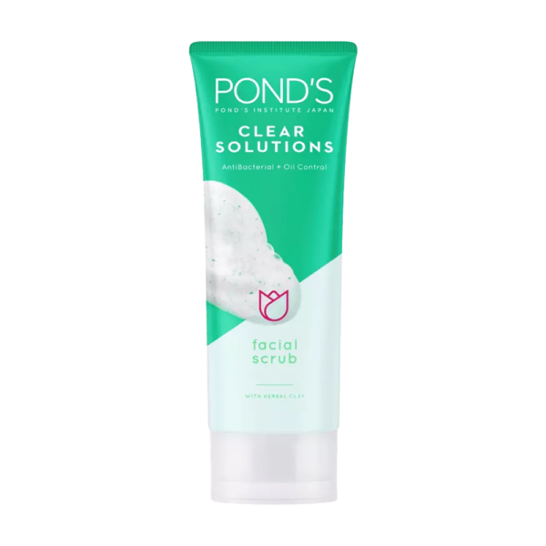 Ponds Clear Solutions AntiBacterial+Oil Control Facial Scrub