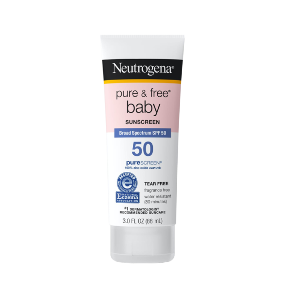 Neutrogena Pure & Free Baby Sunscreen Board Spectrum (Pure Screen) SPF 50 3.0 FL Oz (88Ml)