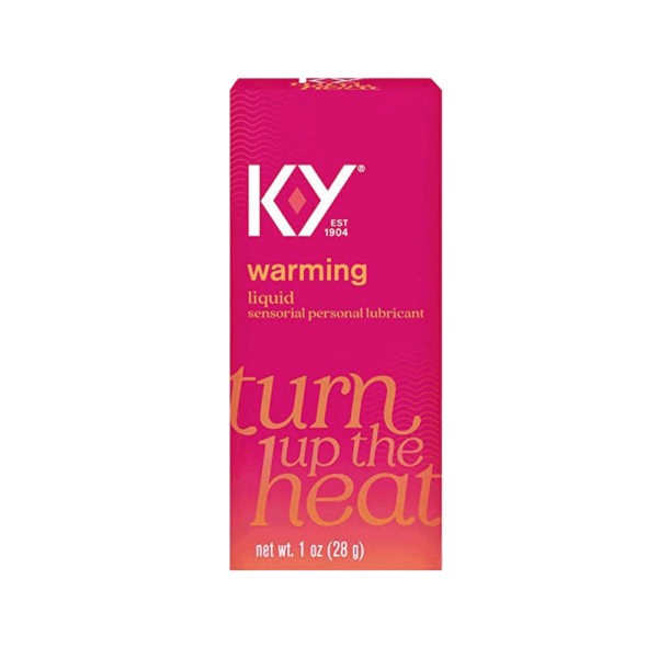 KY Warming Liquid Sensorial Personal Lubricant Turn Up The Heat, 1 Oz 28g