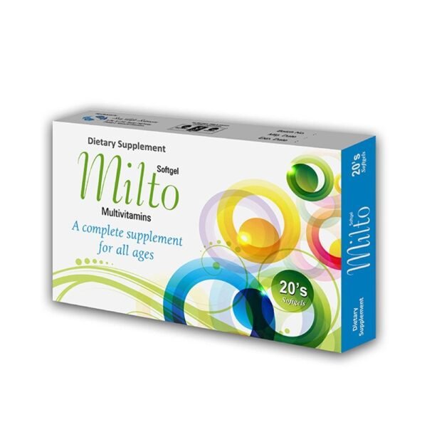 Sois Milto Softgel Blister Multivitamins A Complete Supplement For All Ages 20 Softgels