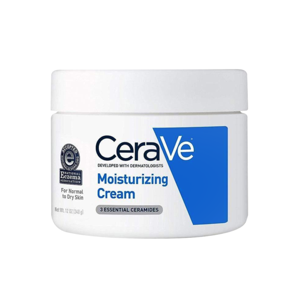 CeraVe Moisturizing Cream Daily Face & Body Moisturizer for Dry Skin | 12 Oz