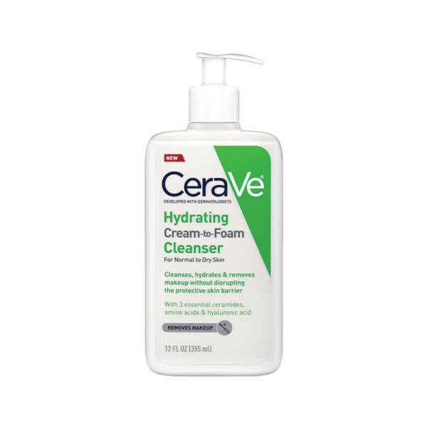 Cerave Hydrating Cream To Foam Cleanser 16 Fl Oz