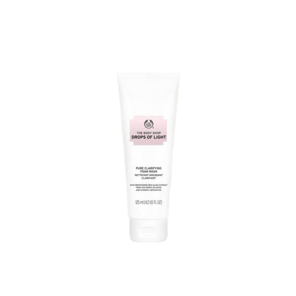 The Body Shop Drops Of Light Pure Clarifying Foam Wash, 4.2 FL Oz