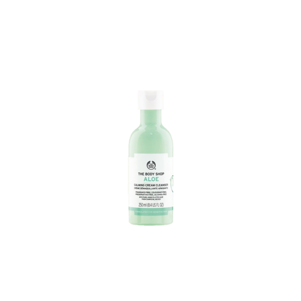 The Body Shop Aloe Calming Cream Cleanser, 8.4 FL Oz