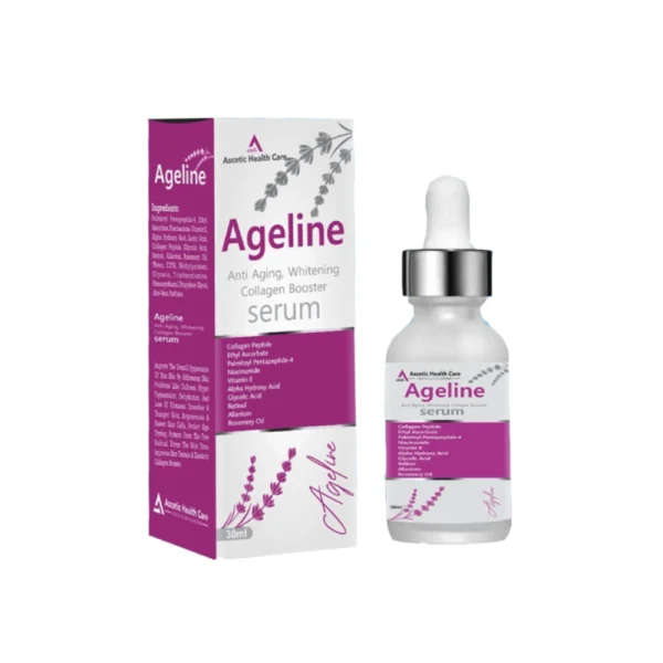 Ascetic Health Care Ageline Anti Aging, Whitening Collagen Booster Serum 30 ML