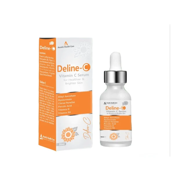 Ascetic Health Care Deline-C Vitamin C Serum For Healthier & Brighter Skin 30 ML