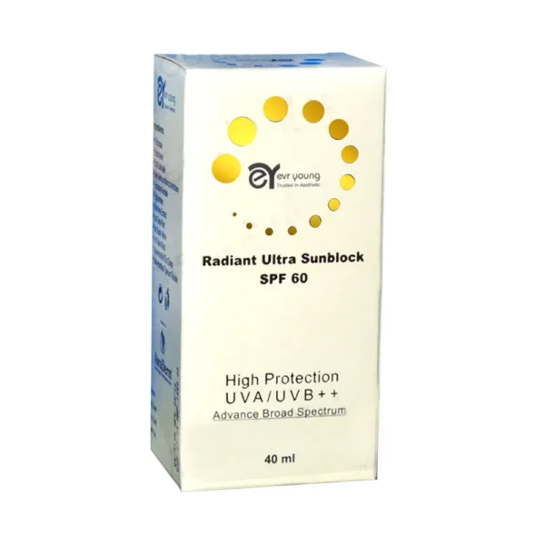 AsraDerm Radiant Ultra Sun Block SPF 60 Sebum Control 40ml