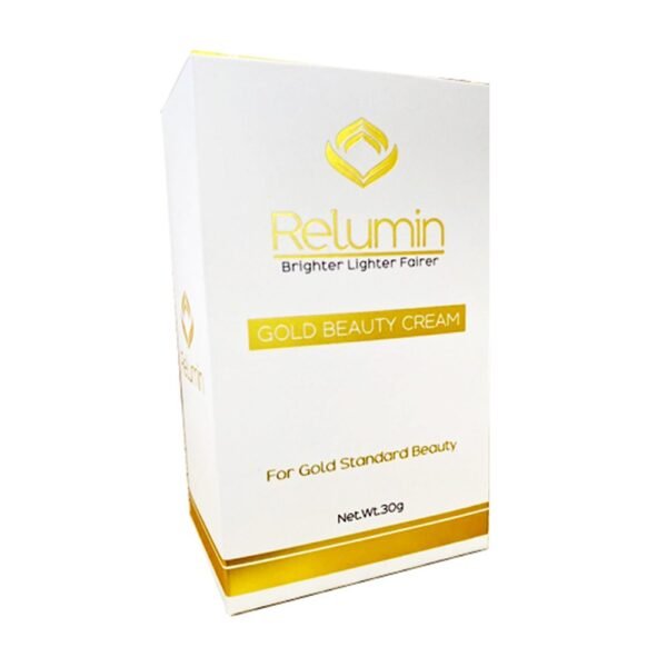 AsraDerm Relumin Brighter Lighter Fairer Gold Beauty Cream For Gold Standard Beauty 30g