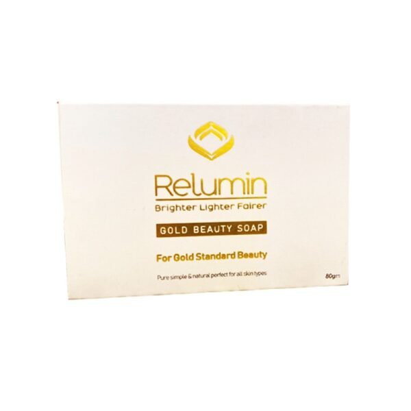 AsraDerm Relumin Brighter Lighter Fairer Gold Beauty Soap 80gm