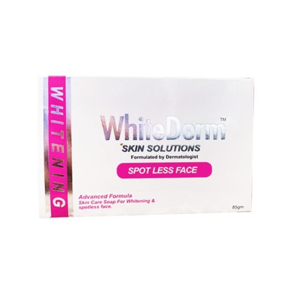 AsraDerm White Derm Skin Solution Spot Less Face Skin Care Soap For Whitening, 85g