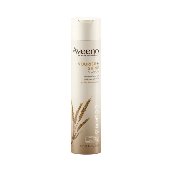 Aveeno Active Naturals Nourish + Shine Shampoo, For Dry & Damaged Hair 10.5 FL.OZ (311ml)