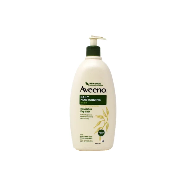 Aveeno Daily Moisturizing Lotion With Soothing Oat & Rich Emollients 20 Fl Oz 591ml