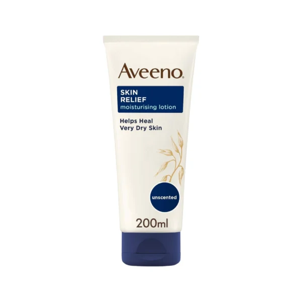 Aveeno Skin Relief Moisturising Lotion Help Heal Very Dry Skin With Shea Butter 200ml