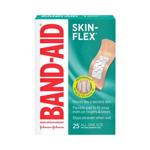 Band-Aid, Skin-Flex All One Size, Brand Adhesive Bandages 25 Count