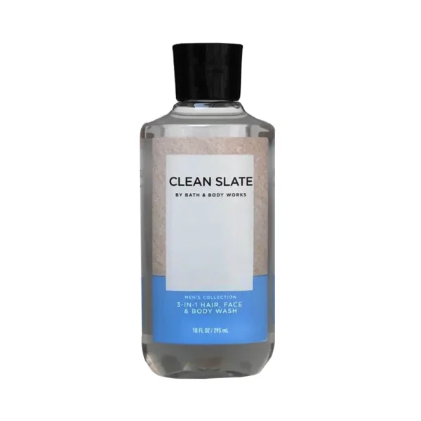 Bath & Body Works Clean Slate 3 in 1 Hair Face and Body Wash, Shower Gel 10 FL.OZ 295ml