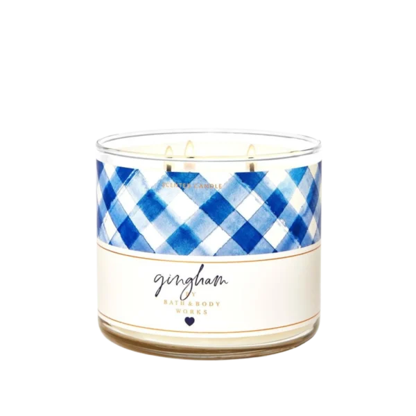 Bath & Body Works 3-Wick Candles Gingham Scented Candle