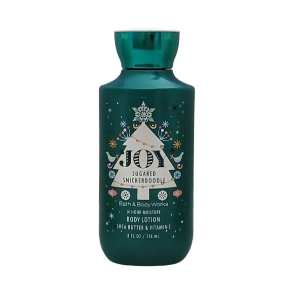 Bath & Body Works Joy Sugared Snickerdoodle Body Lotion Shea Butter & Vitamin, E 8 Fl Oz