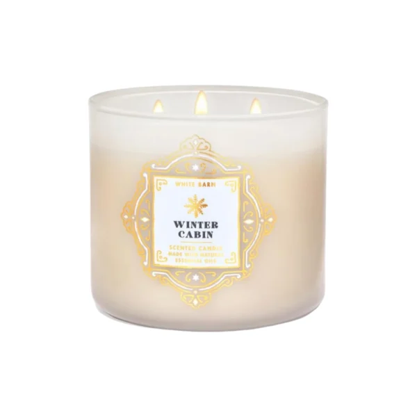 Bath & Body Works White Barn 3-Wick Candles Winter Luminary Scented Candle Made With Natural Essential Oils