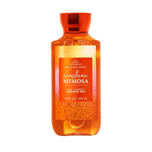 Bath and Body Works Sunshine Mimosa Shower Gel With Aloe & Vitamin E 10 FL.OZ (295 mL)