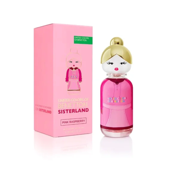 Benetton Sisterland Pink Raspberry Eau De Toilette For Women 80ml