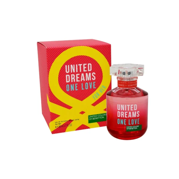 Benetton United Dreams One Love Eau De Toilette For Women 80ml