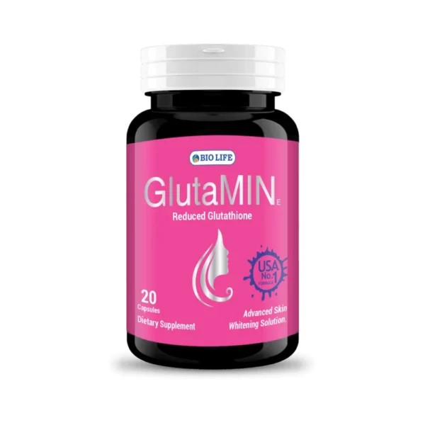 Bio-Life Glutamin Reduced Glutathione Skin Whitening 20 Capsules