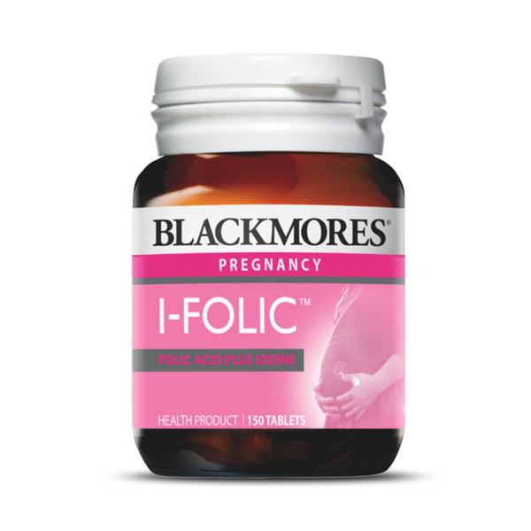 Blackmores, Pregnancy, I-Folic, Folic Acid + Iodine, 150 Tablets