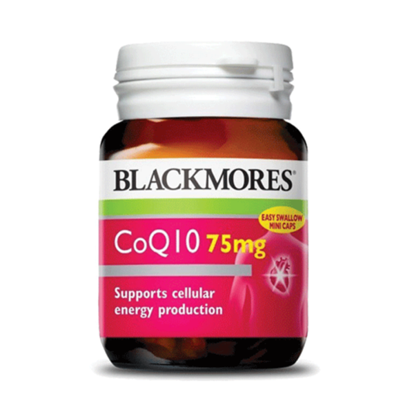 Blackmores COQ10 75mg, Supports Cellular Energy Production, 30 Capsules