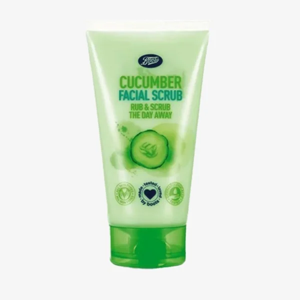 Boots Cucumber Facial Scrub, Rub & Scrub The Day Away