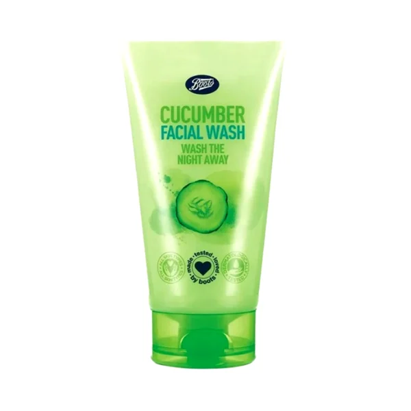 Boots Cucumber Facial Wash, Wash The Night Away