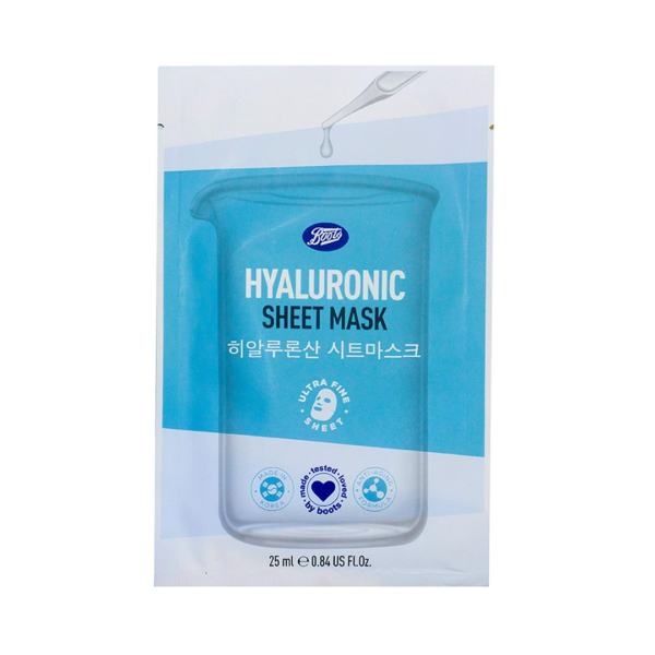 Boots Hyaluronic Sheet Mask Ultra Fine Sheet