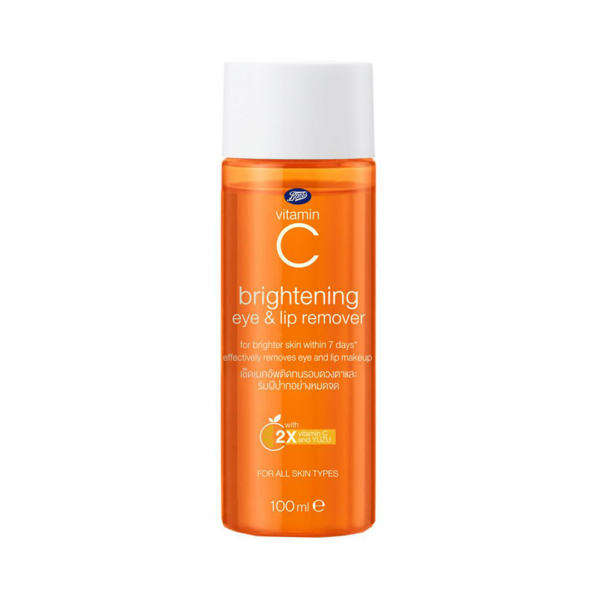 Boots Vitamin C Brightening Eye & Lip Make Up Remover For All Skin Types 100 ml