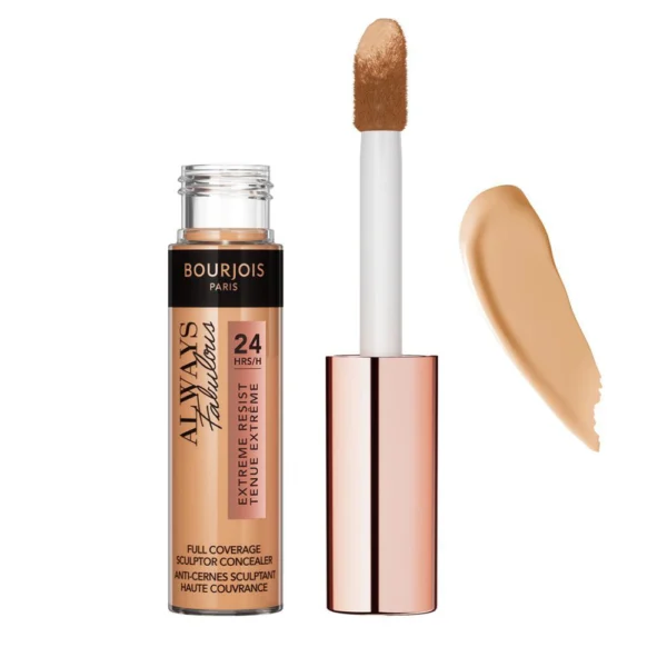 Bourjois Always Fabulous 24H Extreme Resist Full Coverage Concealer, 300 Beige Rose 10 Ml