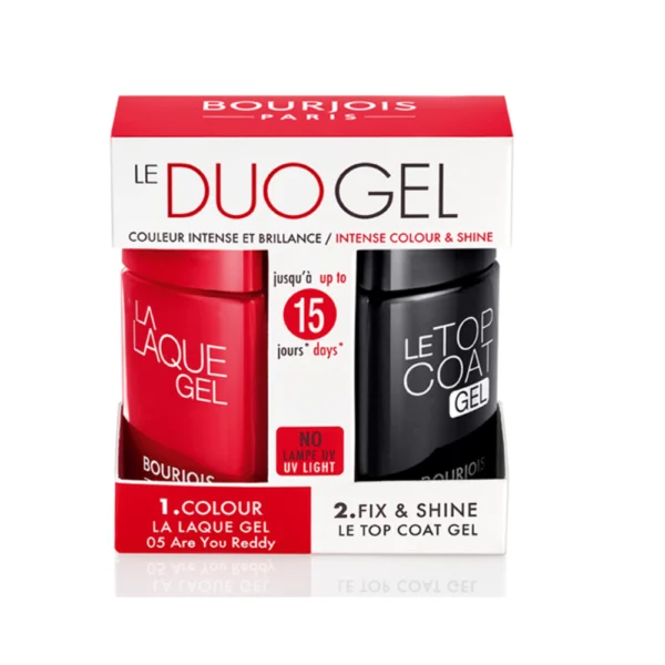 Bourjois Le Duo Gel Nail Polish And Clear Top Coat 05 Are You Ready