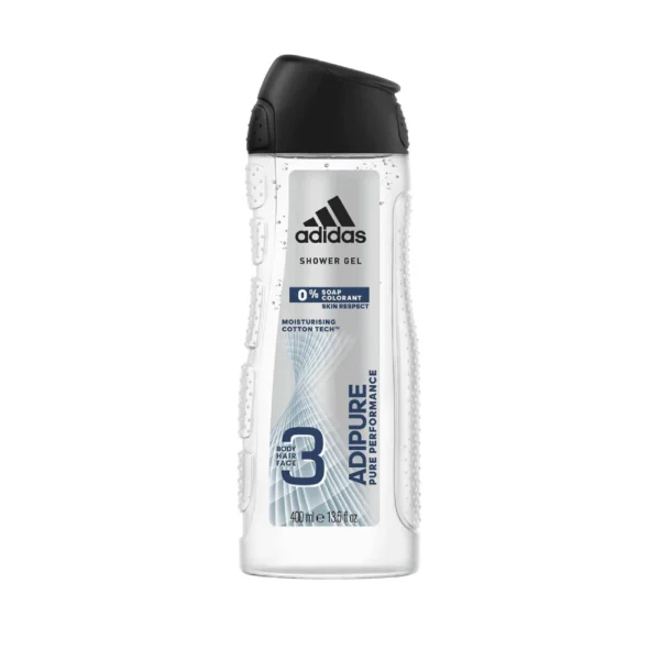 Adidas Shower Gel Adipure Pure Performance 400 Ml 13.5 fl Oz