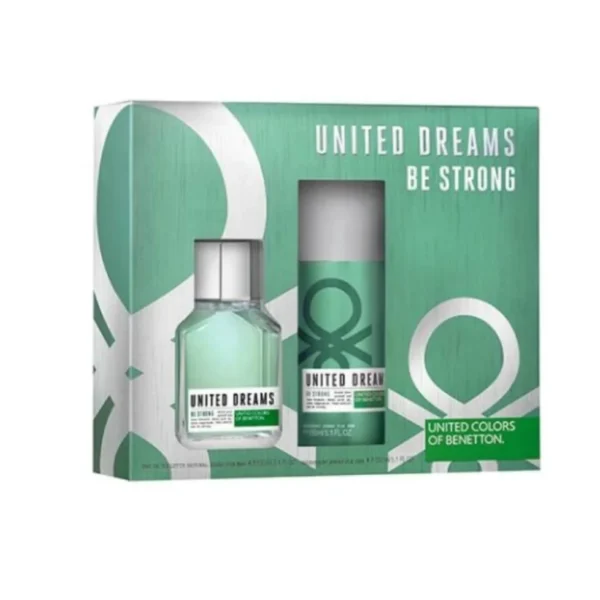 Benetton Be Strong Gift Set Eau De Toilette 100ml + Deodorant Spray 150ml