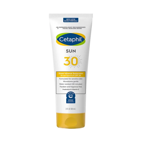 Cetaphil Sun Sheer Mineral Sunscreen Broad Spectrum SPF 30 3 fl oz (89ml)