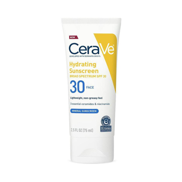 CeraVe Mineral Face Sunscreen Broad Spectrum SPF 30, 2.5oz