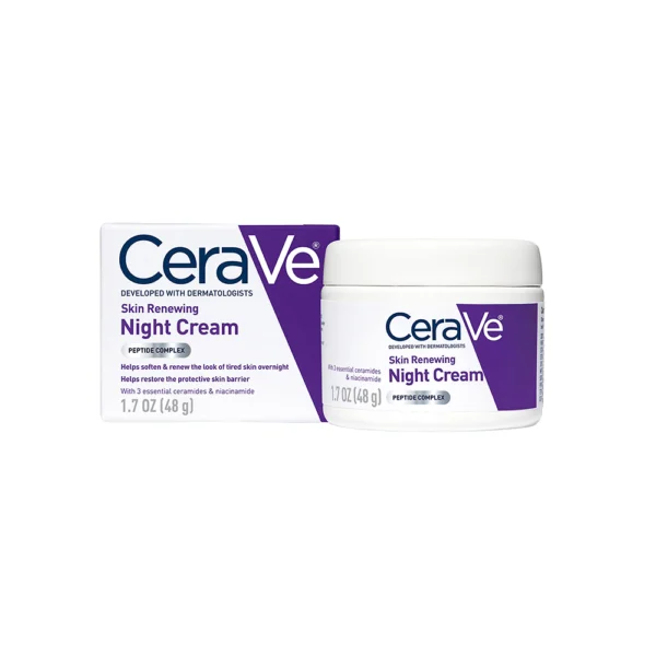 CeraVe Skin Renewing Night Cream, 1.7 Oz