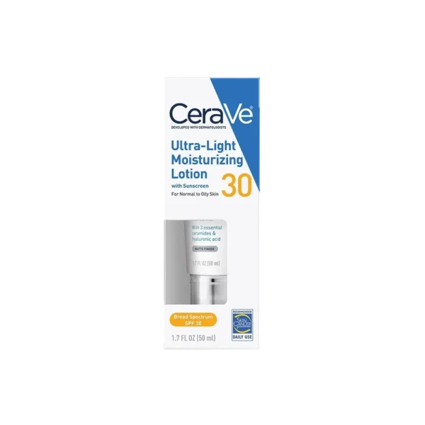 CeraVe Ultra-Light Moisturizing Lotion With Sunscreen SPF-30, 1.7 Oz