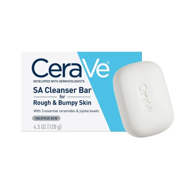 Cerave SA Cleanser Bar Rough & Bumpy Skin 4.5 Oz