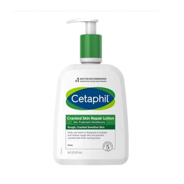 Cetaphil Cracked Skin Repair Lotion Skin Protectant Dimethicone Rough, Cracked Sensitive Skin 16 Fl Oz 473 ml