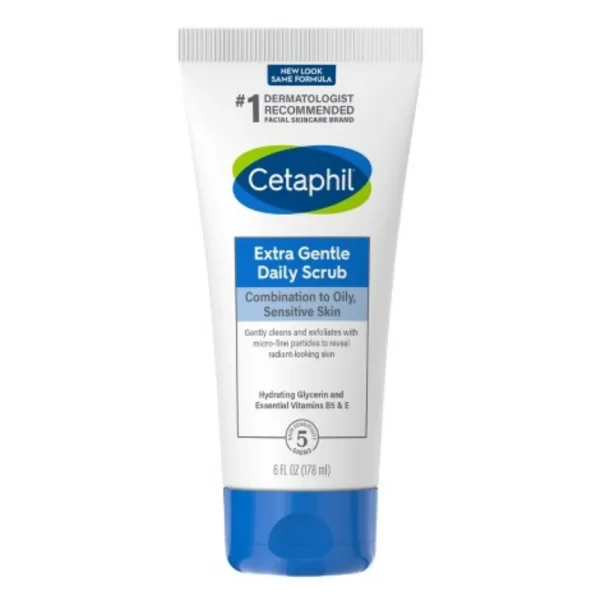 Cetaphil Extra Gentle Daily Scrub (Oily Sensitive Skin), 6 fl oz