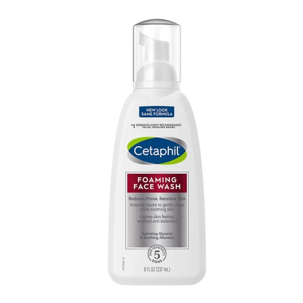 Cetaphil Foaming Face Wash For Sensitive Skin, 8 Fl oz