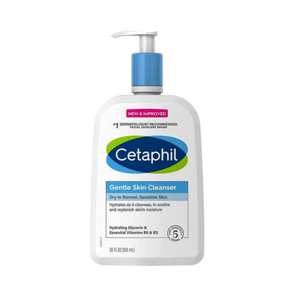 Cetaphil Gentle Skin Cleanser Dry To Normal Sensitive Skin Cleanser 20 Fl Oz (591ml)