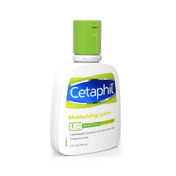 Cetaphil Moisturizing Lotion, Body & Face Fragrance Free, 4 fl oz