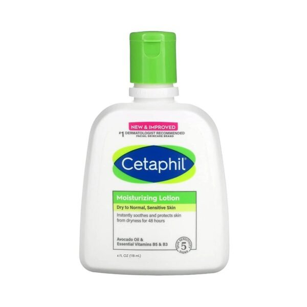 Cetaphil Moisturizing Lotion Dry to Normal Sensitive Skin (New & Improved) 4 Floz 118ml