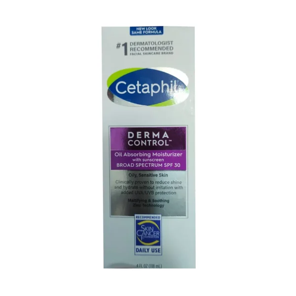 Cetaphil Pro Derma Control Oil Absorbing Moisturizer 4 fl oz