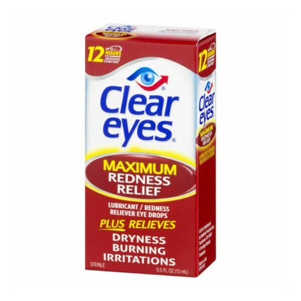 Clear Eyes Maximum Redness Relief Plus 0.5fl oz 15ml